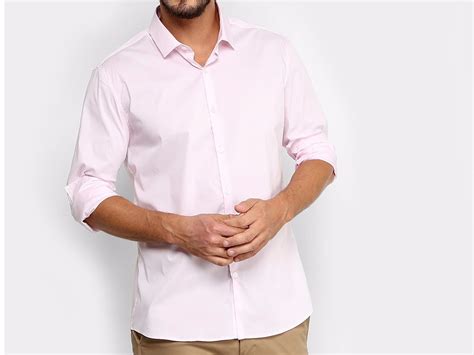 camisa rosa palo calvin klein|camisa calvin klein.